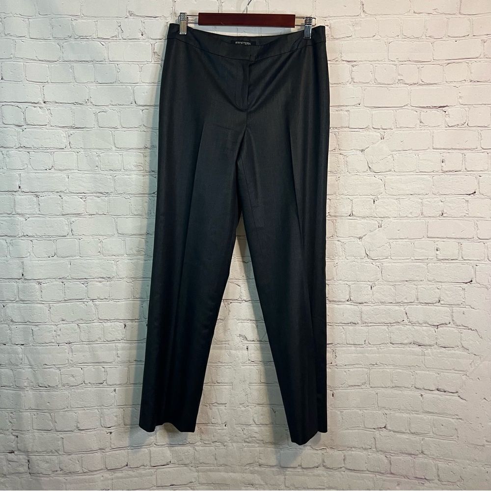 Etcetera Wool Black Straight leg trousers size 6